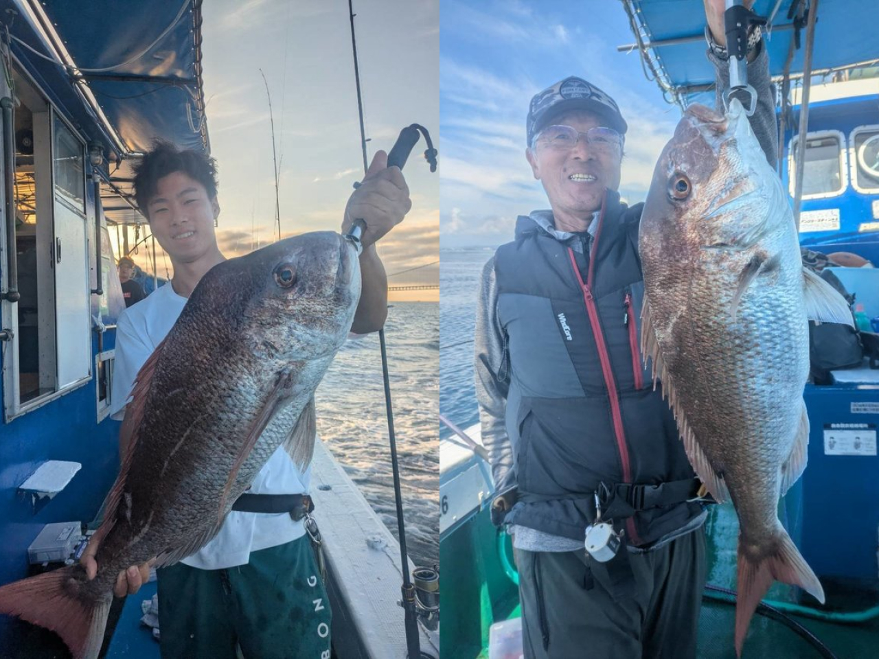 【釣果速報】これはめでタイ！兵庫県海蓮丸でナナマルオーバーのマダイゲット！数も型も大満足の釣行へGO！