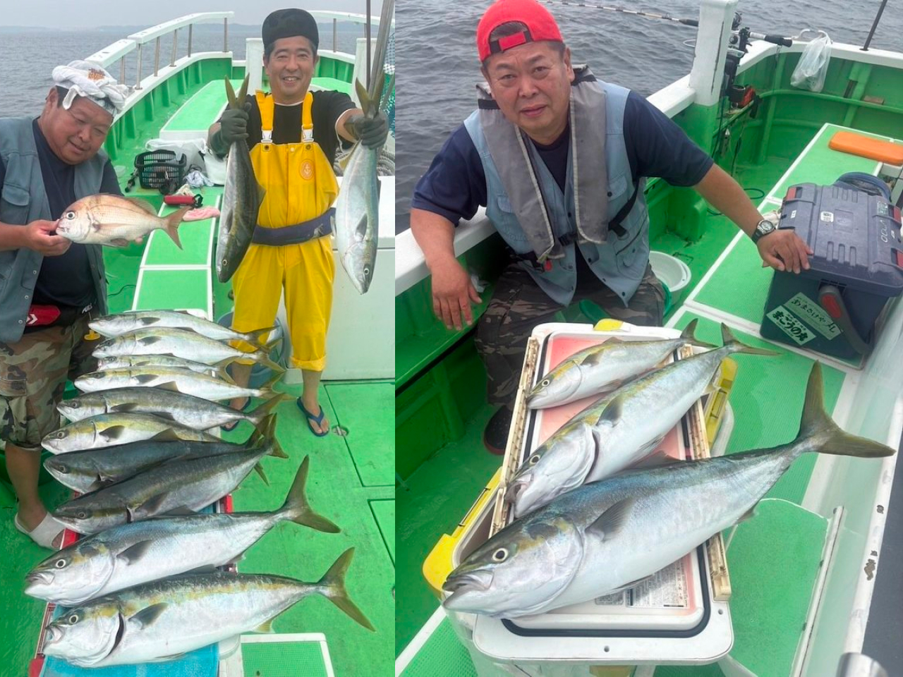 【釣果速報】神奈川県あまさけや丸で3.50kgの極太ワラサをキャッチ！絶品マダイも短時間でゲット達成！頼れる船長のもとで憧れのターゲットを釣ろう！