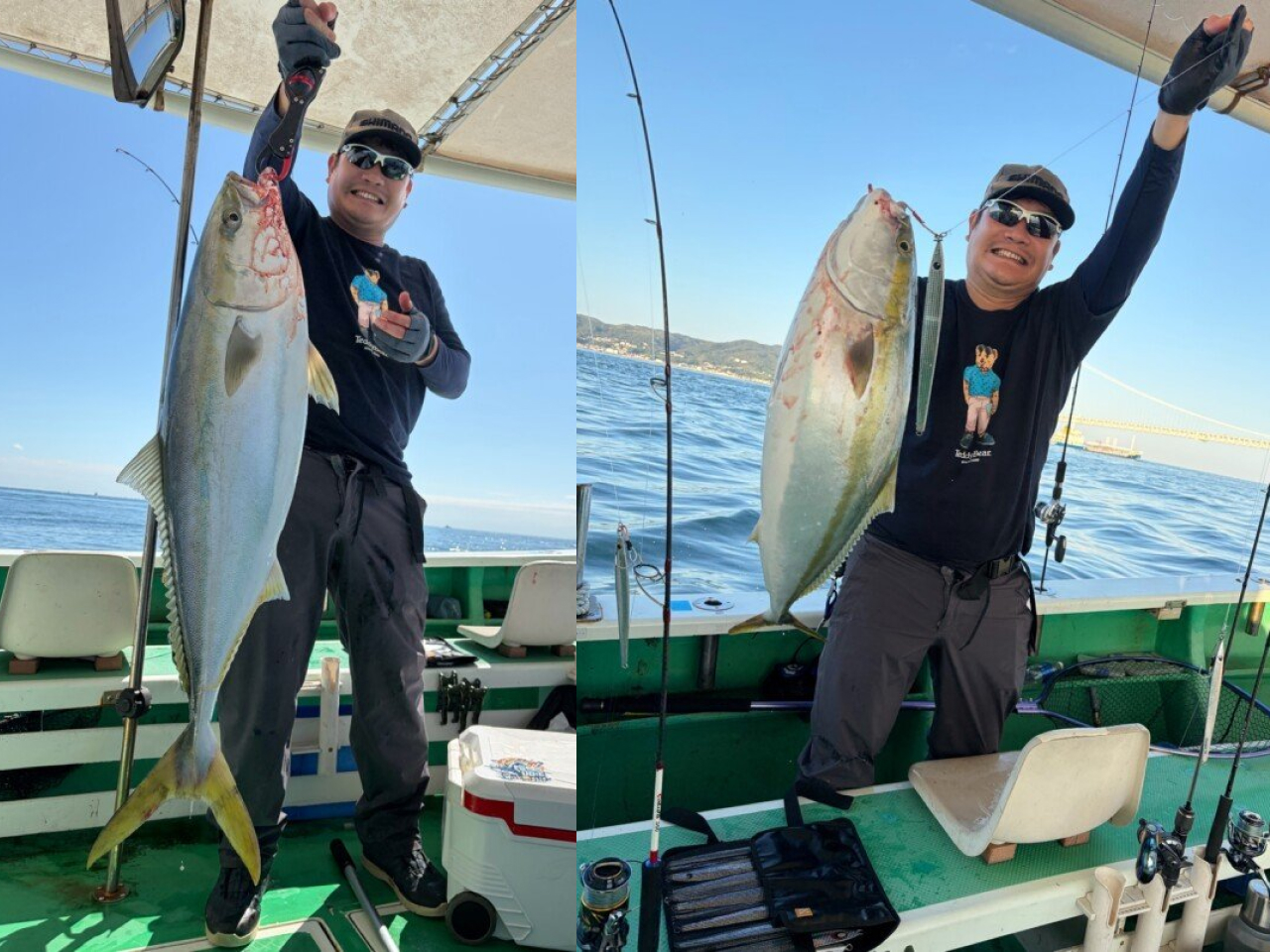 【釣果速報】兵庫県魚英で101cmの良型ブリ上がる！ゲストのサワラも見事！旬のシーズンを絶対に逃すな！