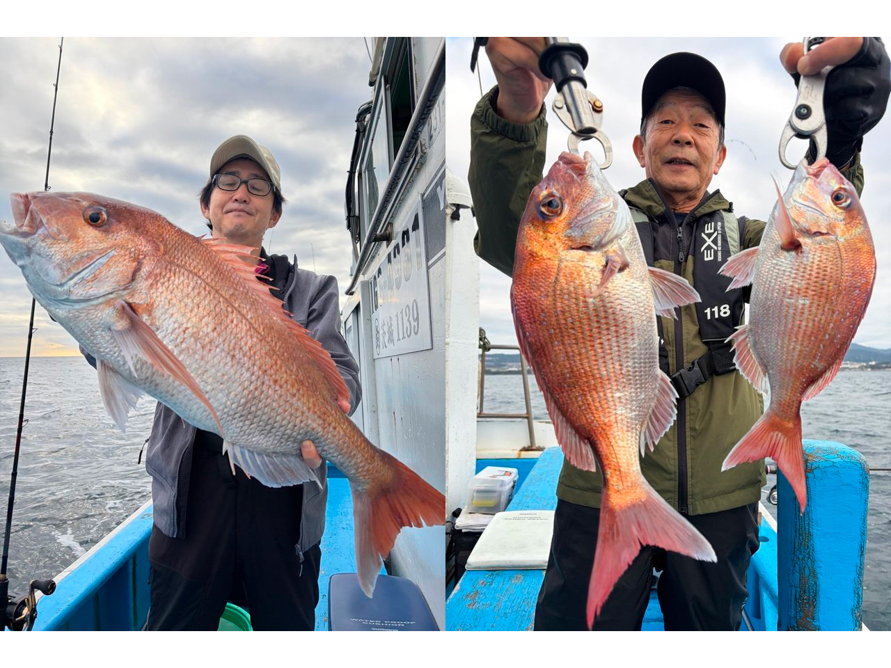 【釣果速報】茨城県ことぶき丸で4.70kgのマダイゲット！カサゴやマハタも交じり豪華なお土産に！秋の釣行ならこの船に決まり！