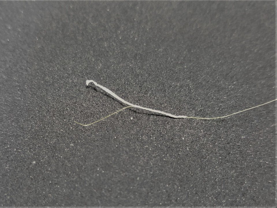 水中糸作り　写真