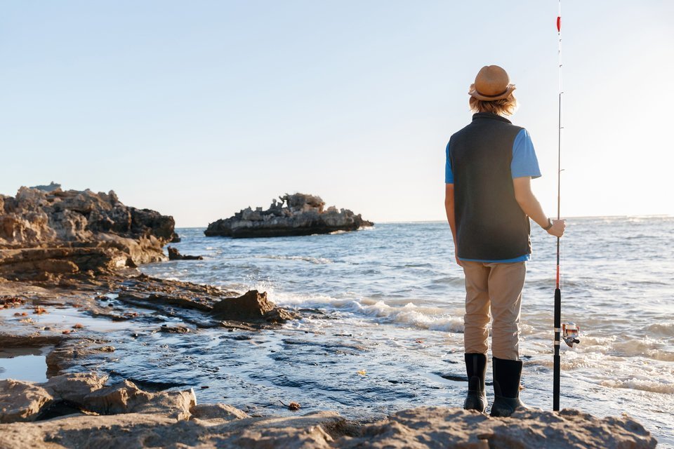 男性　ロッド　写真