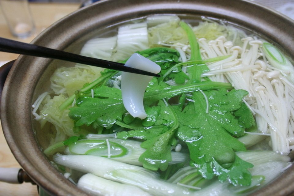 アオリイカ　しゃぶしゃぶ　写真