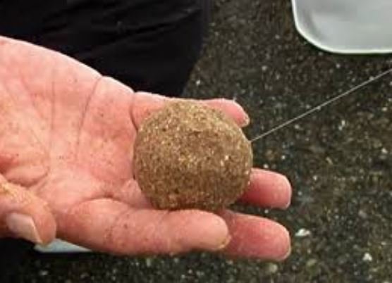 ダンゴ　エサ　紀州釣り　写真