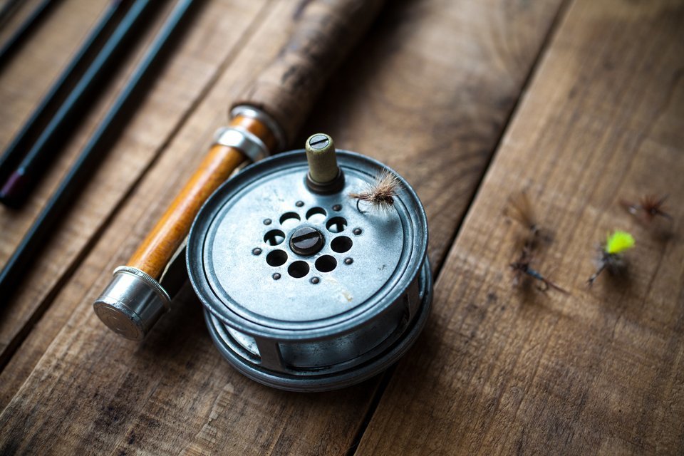 フライフィッシング タックル フライリール 写真