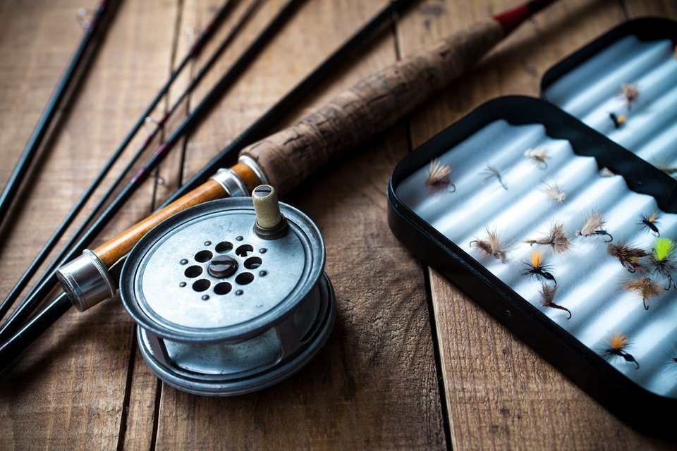 フライフィッシング タックル 写真