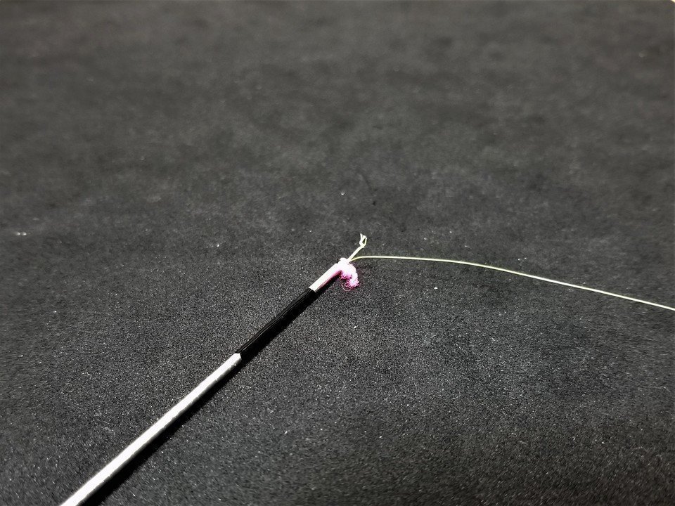 鮎 釣り 仕掛け 竿先 写真