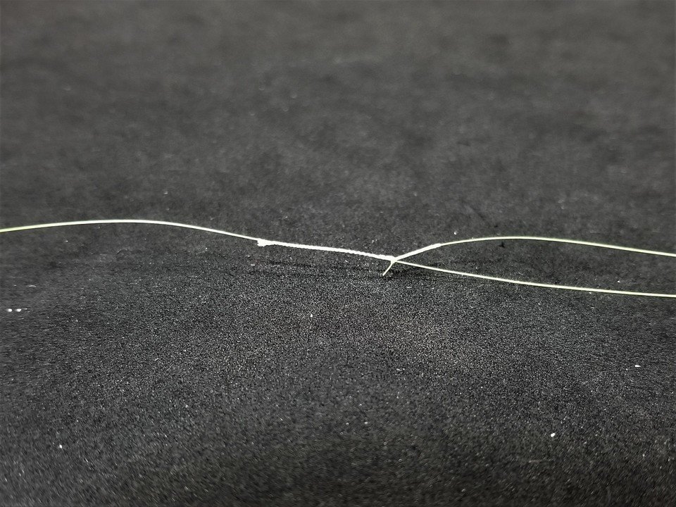 鮎釣り　仕掛け　ライン　写真