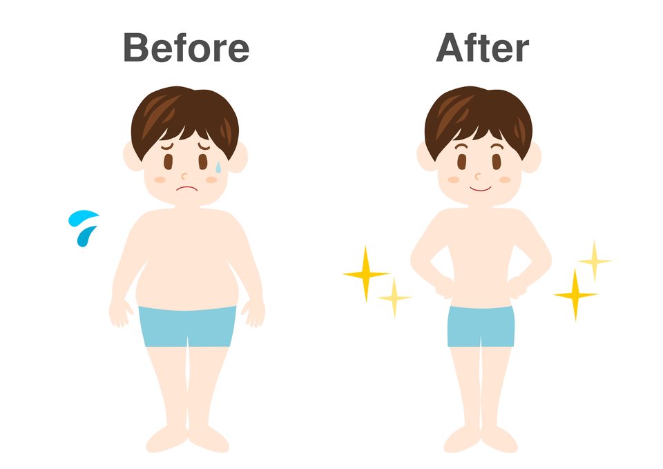 男性 ダイエット 画像