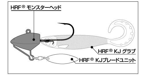 ジグヘッド　イラスト