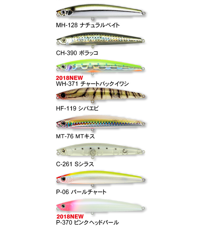 ルアー　カラー　写真