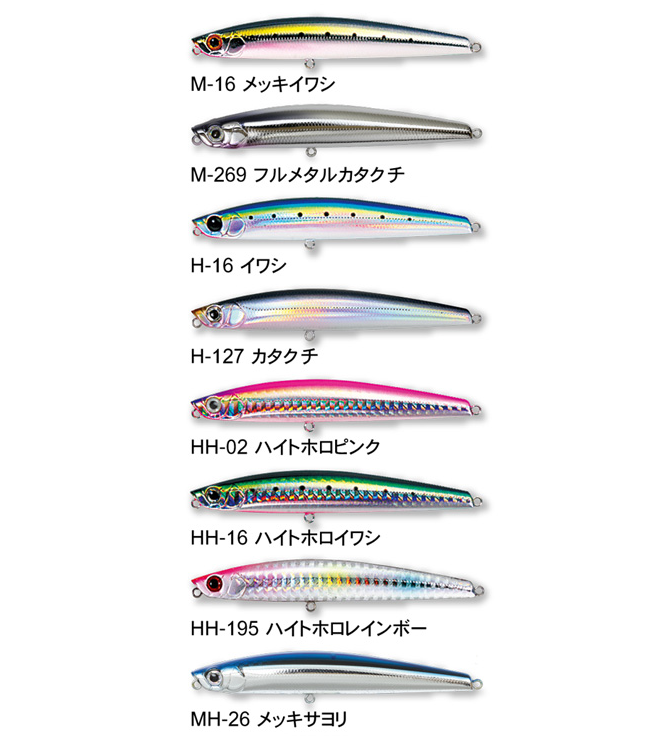 ルアー　カラー　写真
