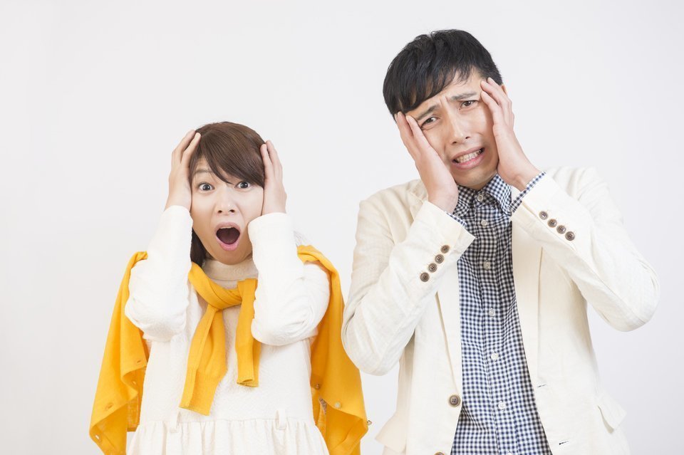 男性　女性　悩む