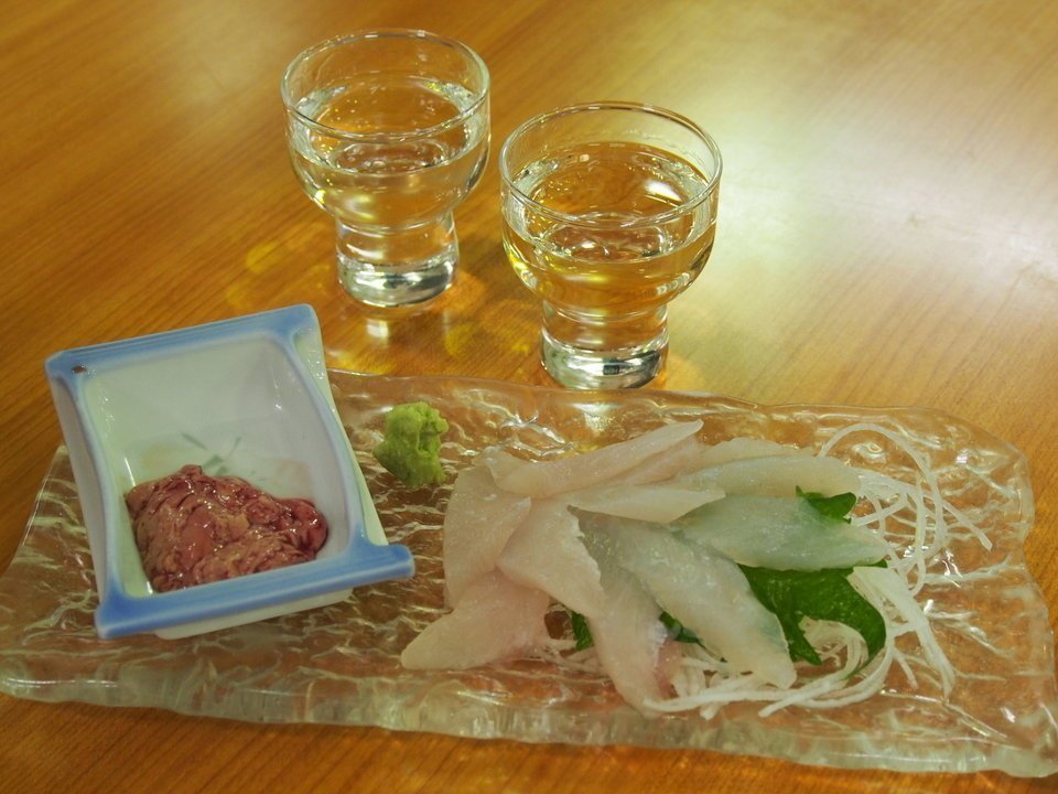 カワハギ　肝　写真