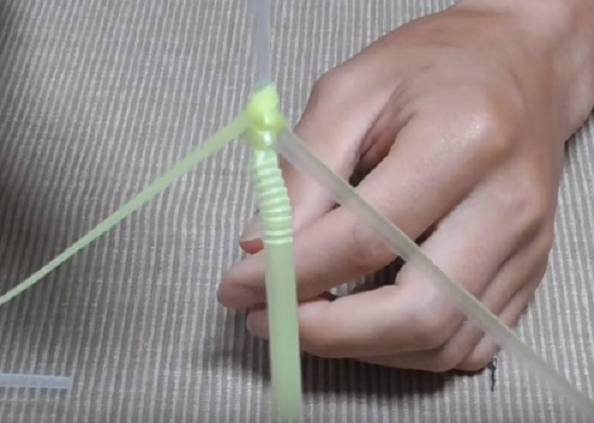 ストロー　手　写真