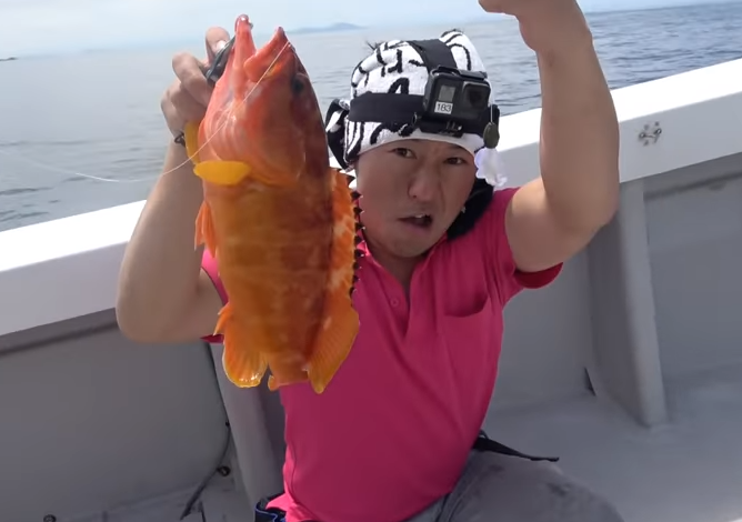 人 アカハタ 写真