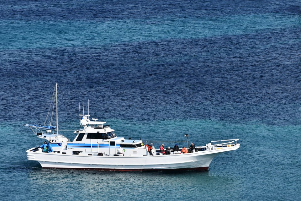 釣り船　海　写真