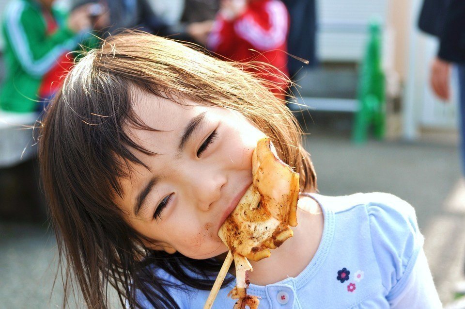 こども　イカ　写真