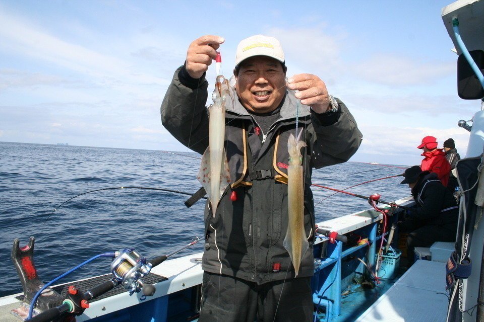 ヤリイカ　男性　写真