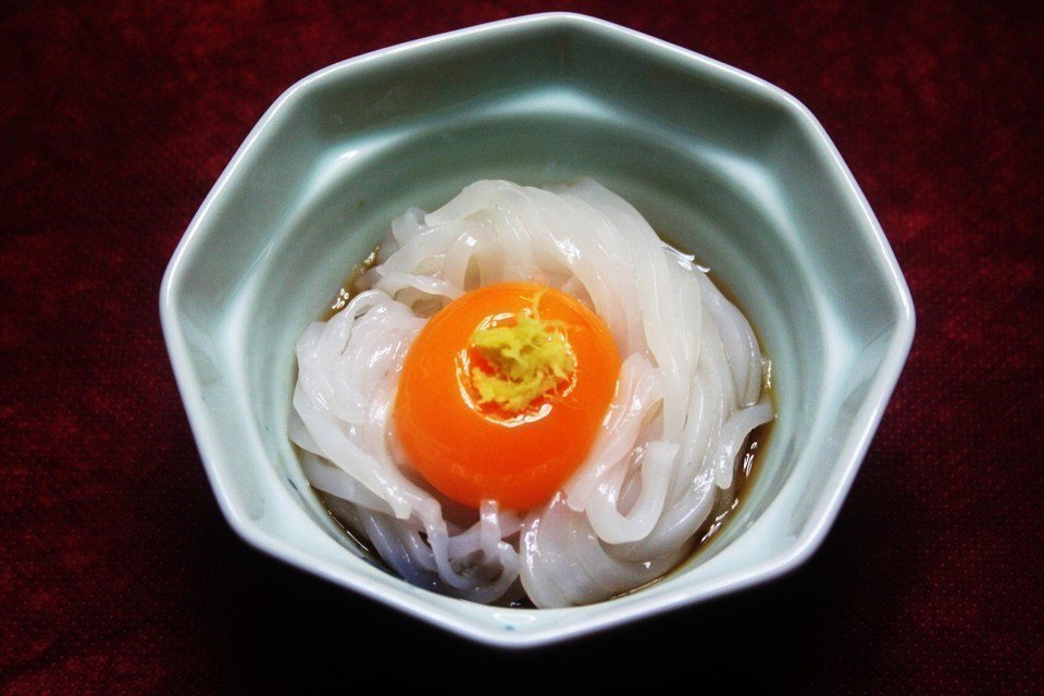 イカそうめん　写真