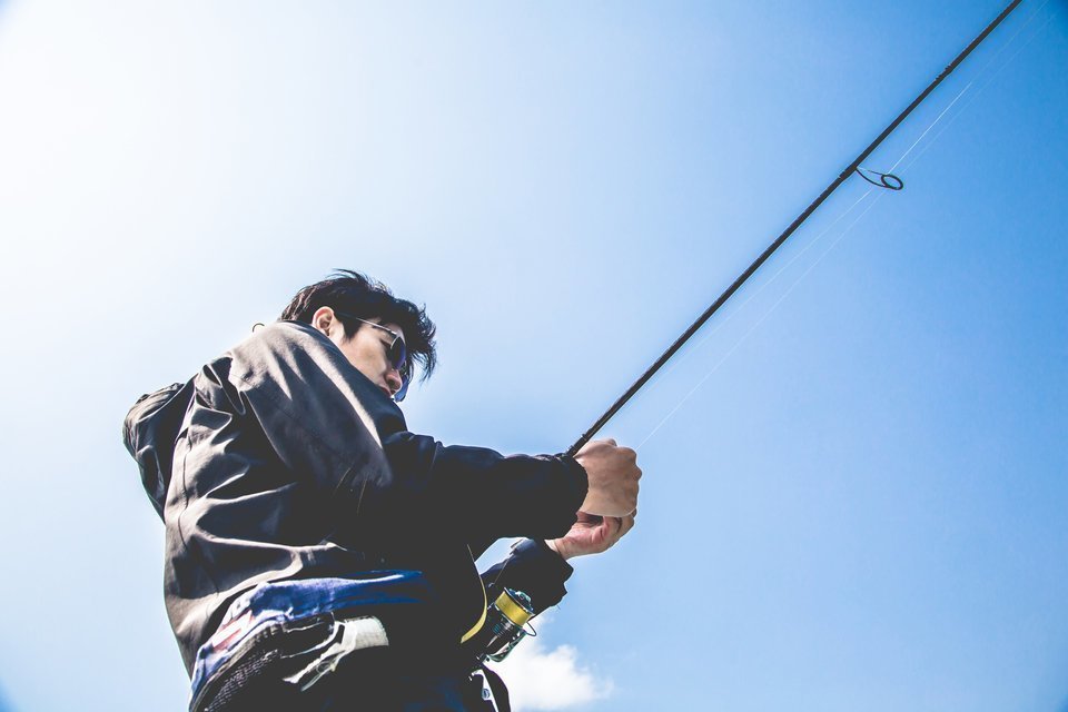 釣り人 写真