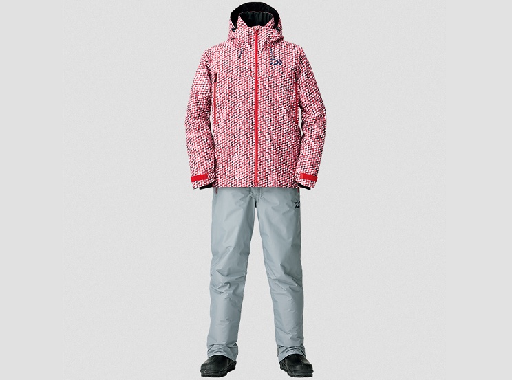 レインマックス ウィンタースーツDW-3108は2018年新発売の防水性や防風性を保持したウィンタースーツ！水滴を防いでくれるフード雨返し付き！