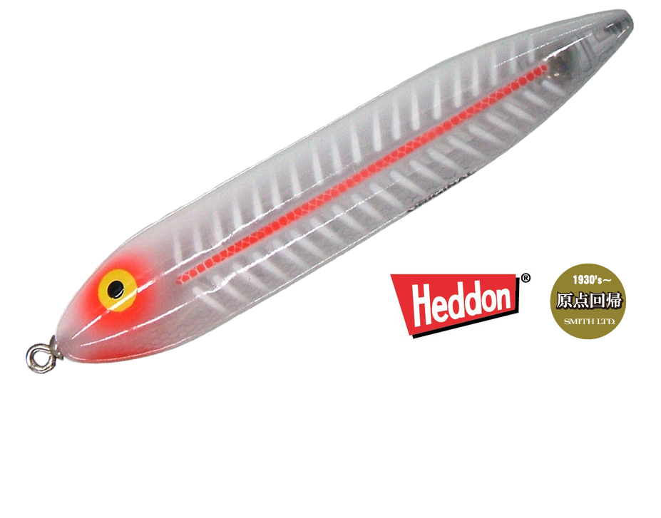 ヘドン原点回帰シリーズ・オリジナルザラスプークは2018年新発売のペンシルベイト！ファーストザラと同じノーズアイを採用して往年のヘドンカラーを復刻！