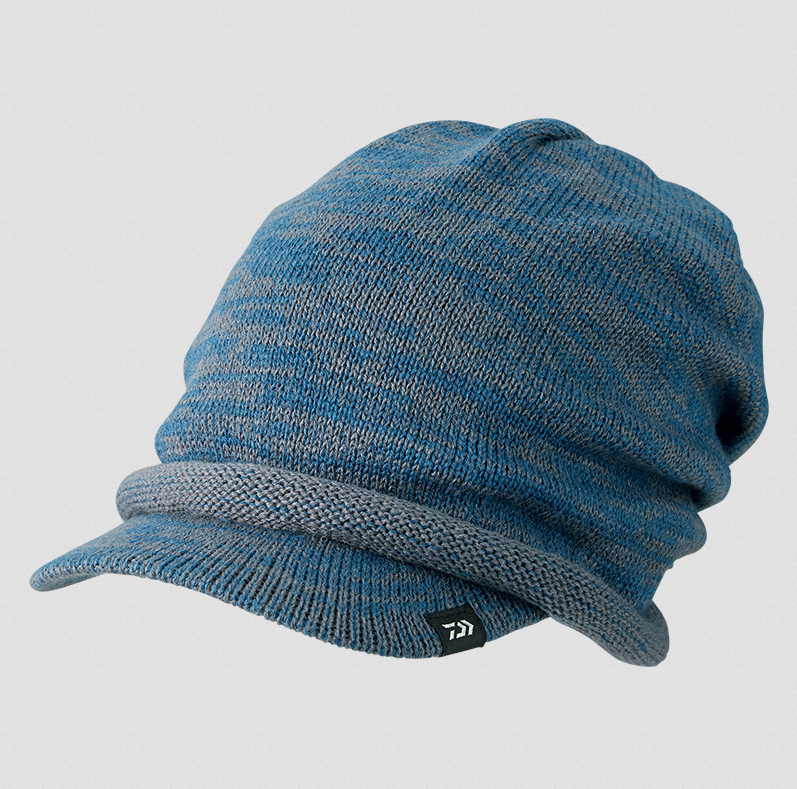 ツバ付きニットキャップDC-93008Wは2018年新発売のニット地キャップ！耳までカバーできるデザインなので防寒にも役立つ！