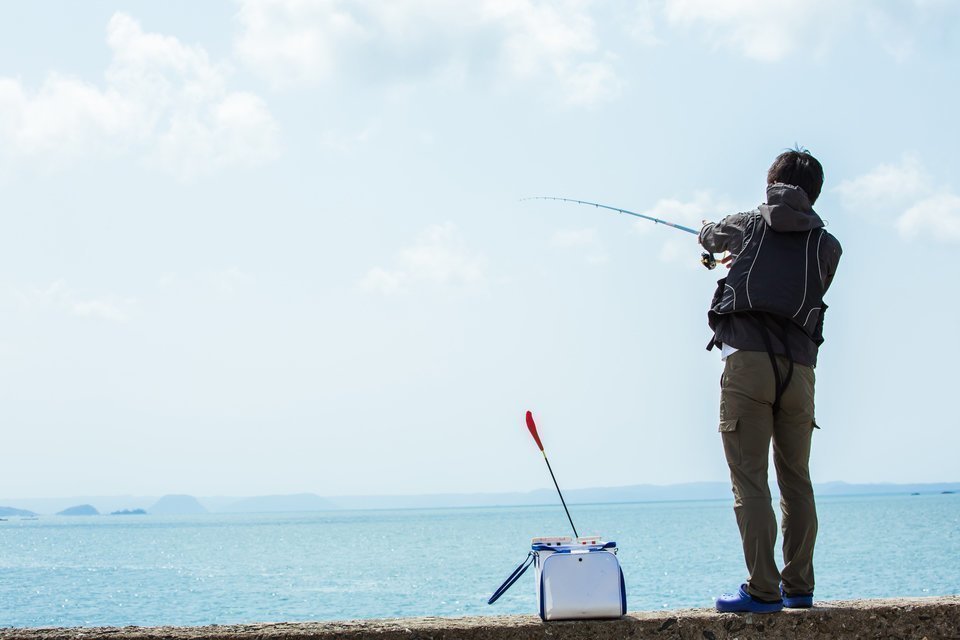 釣り　男性