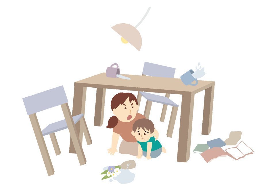 地震　イラスト