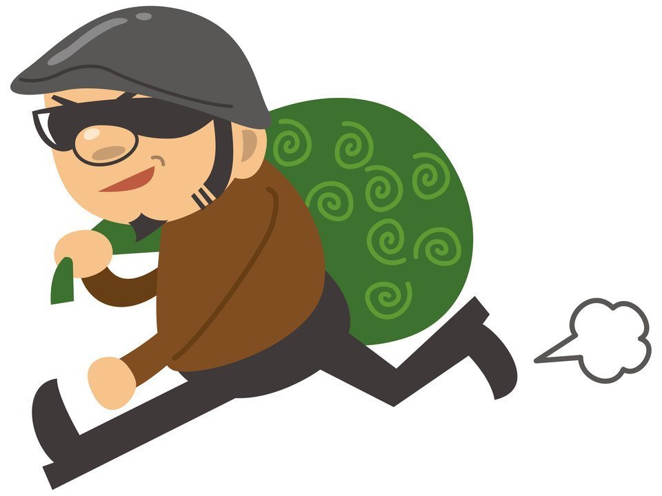 泥棒　イラスト