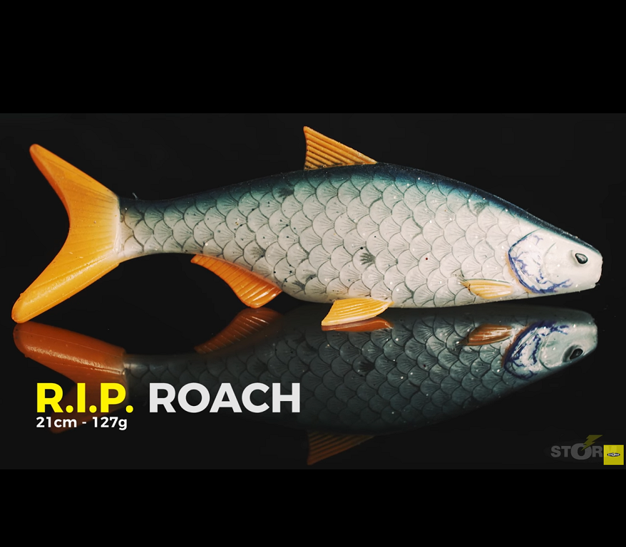 ストームR.I.P.ローチは2018年新発売のビックベイト!R.I.P.マルチデプススクリューシステムを装着してあらゆる潜行深度に対応!