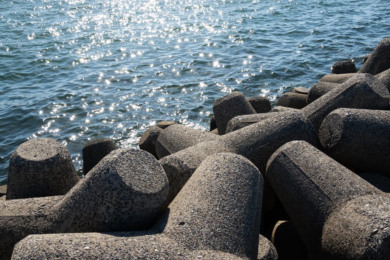 波消しブロックの写真