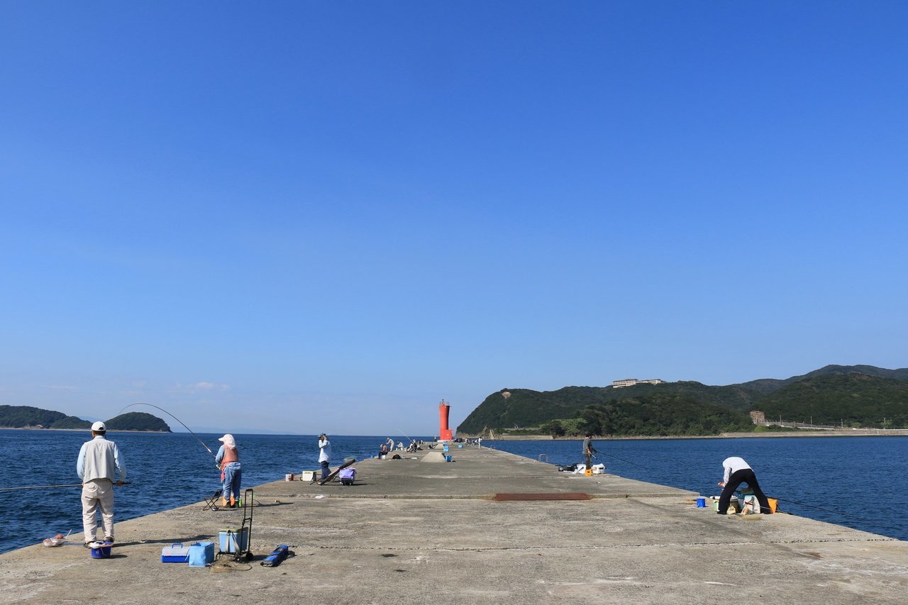 防波堤釣りの写真