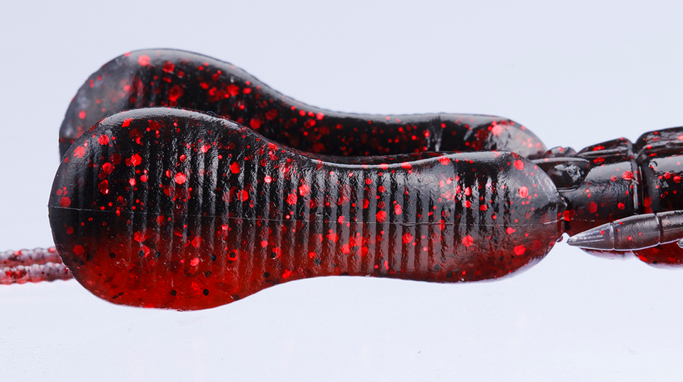 ドライブビーバーは躍動感のあるバサロアクションで水中を泳ぐホグ系ワーム