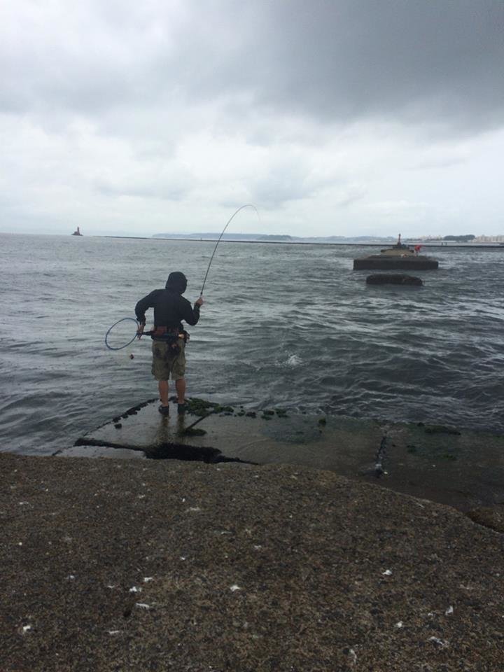 海 釣り人 写真