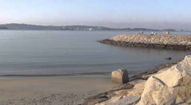 ストラクチャー　釣り場　石畳