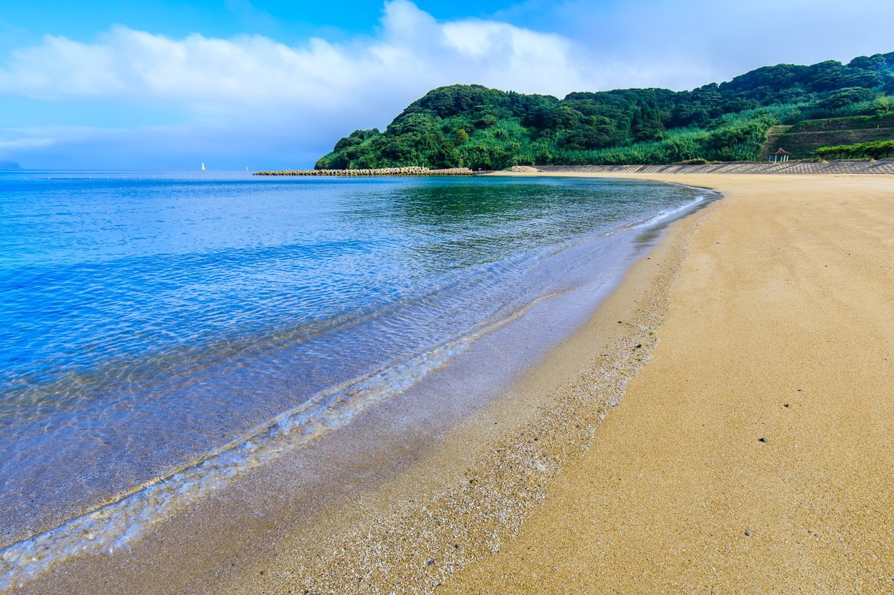 海と砂浜の写真