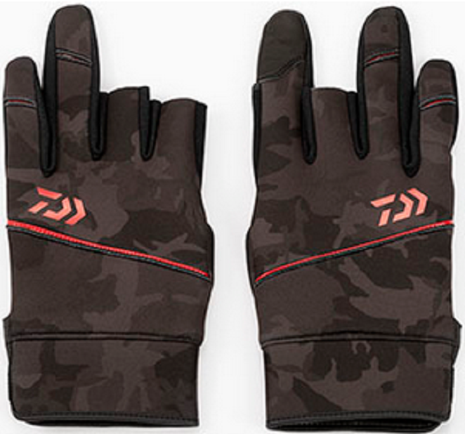 タイタニュームαキャスティンググローブ3本カットDG31009Wは2019年新発売の釣り用グローブ！