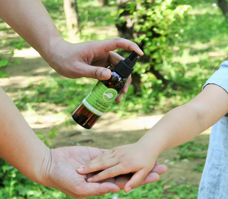 スプレー 手 写真