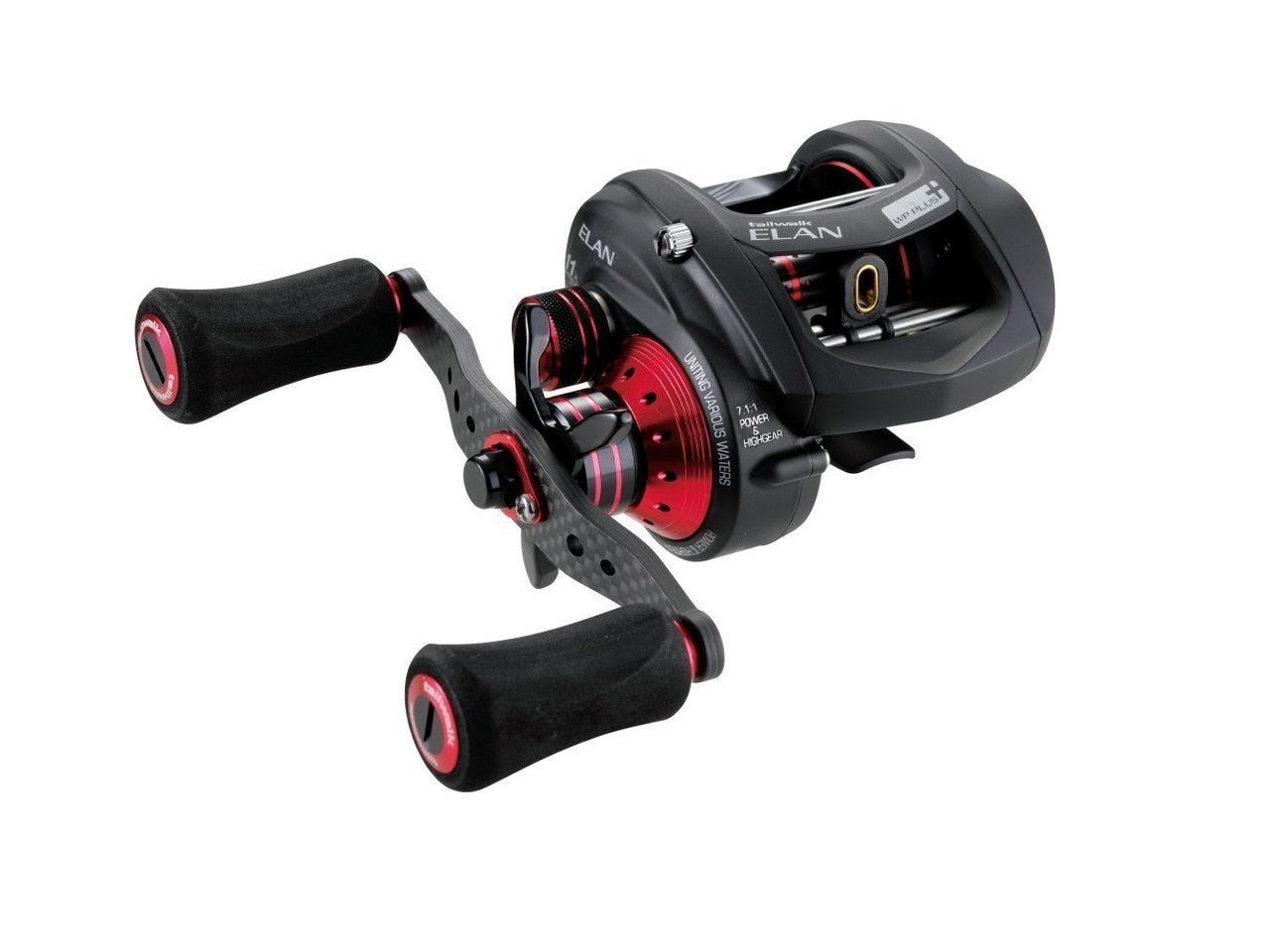 テイルウォークが開発しているベイトリール「エランワイドパワープラス」の写真