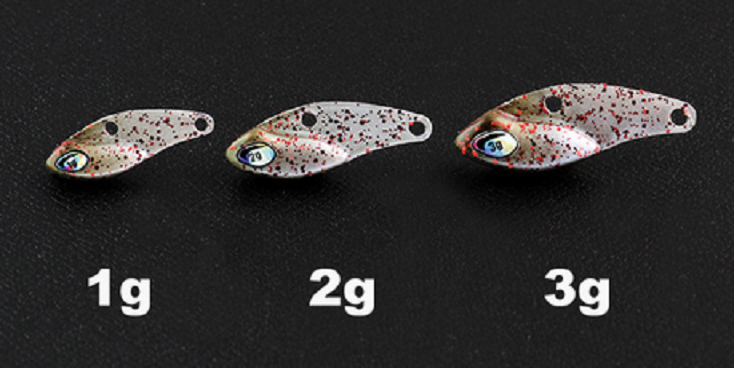 ナノバイブの設定ウエイトは3種類