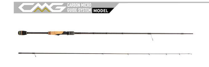 2ピース仕様のチニングゲームロッド