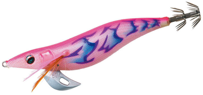 さまざまなカラーでアオリイカを誘うエギ