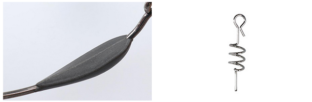 ウエイトとスクリューキーパー