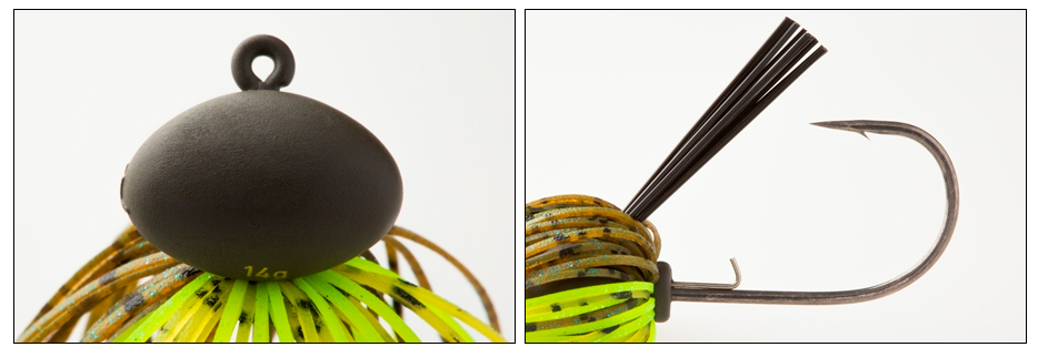 ヘッド形状とフック