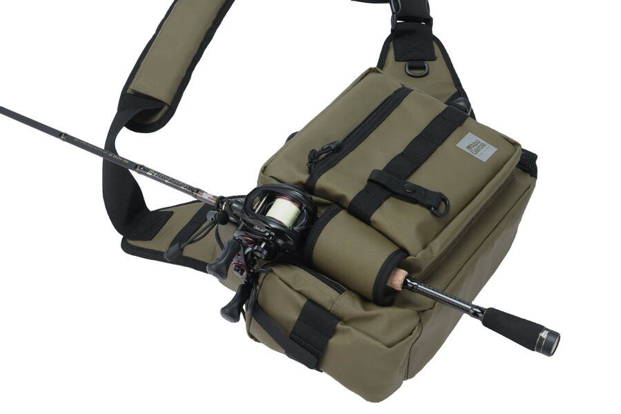 ロッドとタックルバッグの写真