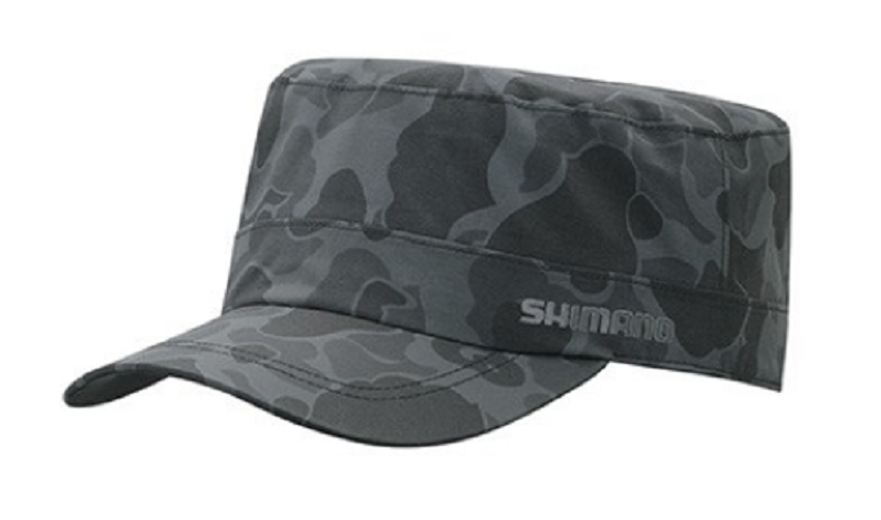 シマノから新発売される釣り専用キャップのアップ画像
