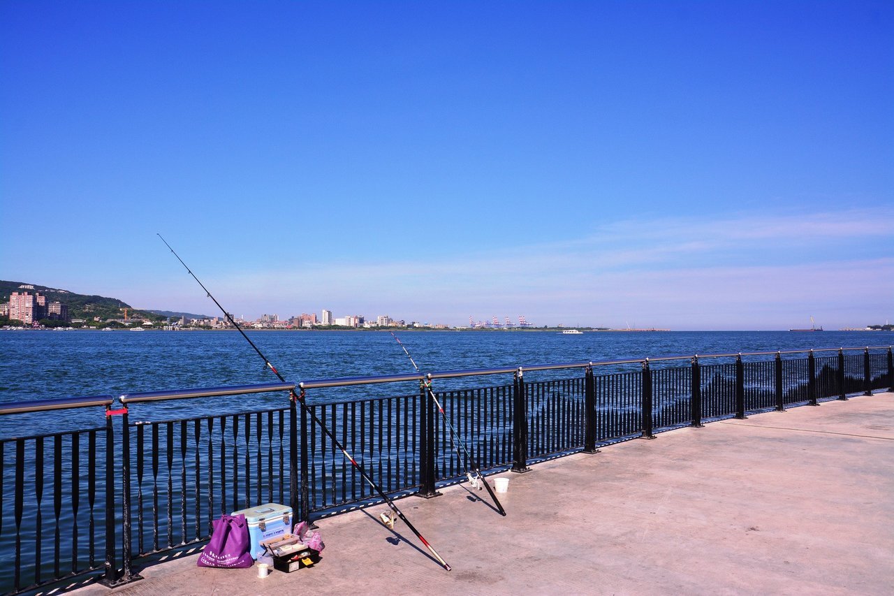 堤防釣りの写真