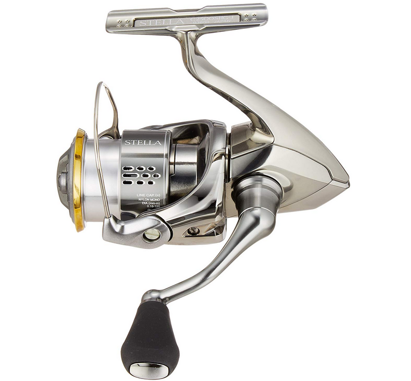 シマノのスピニングリールのアップ写真